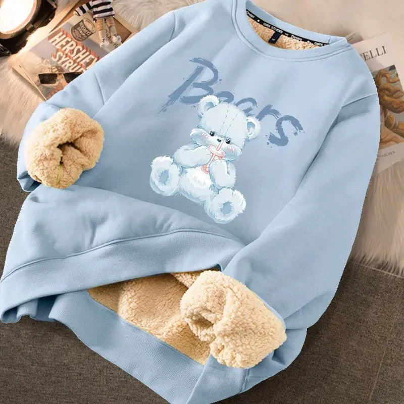 Fashion Thickened Printed Sweater For Women - Bellarte Enchanté Fashion Thickened Printed Sweater For Women